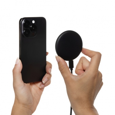 Logotrade advertising product image of: Magnapad 15W RCS rplastic magnetic 3 in 1 charging pad