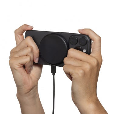 Logotrade advertising product picture of: Magnapad 15W RCS rplastic magnetic 3 in 1 charging pad