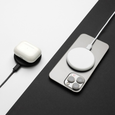 Logo trade promotional gift photo of: Magnapad 15W RCS rplastic magnetic 3 in 1 charging pad