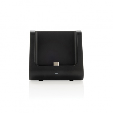 Logo trade promotional items image of: Powerbase RCS recycled plastic 3 in 1 charger with powerbank