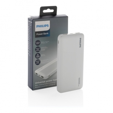 Logotrade promotional giveaway image of: Philips 10.000 mAh slim powerbank