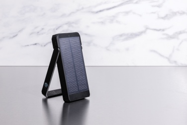 Logotrade promotional item image of: Skywave RCS recycled plastic solar powerbank 10000 mAh