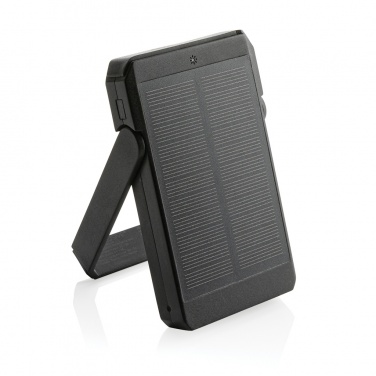 Logotrade advertising product image of: Skywave RCS rplastic solar powerbank 5000 mAh 10W wireless