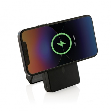 Logo trade promotional giveaways picture of: Skywave RCS rplastic solar powerbank 5000 mAh 10W wireless