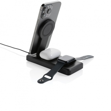 Logotrade promotional giveaways photo of: Fenwick RCS recycled plastic 10000mah  3 in 1 fast powerbank