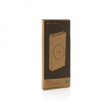 Logotrade corporate gifts photo of: Terra RCS recycled 18W aluminium 10000 powerbank 10W