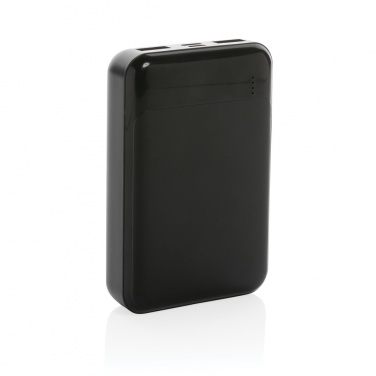 Logo trade promotional giveaway photo of: RCS standard recycled plastic 10.000 mAh powerbank