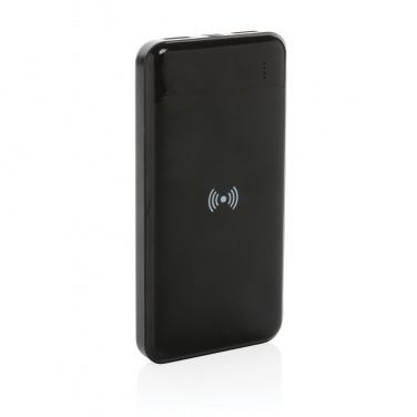 Logo trade promotional products picture of: RCS standard recycled plastic wireless powerbank