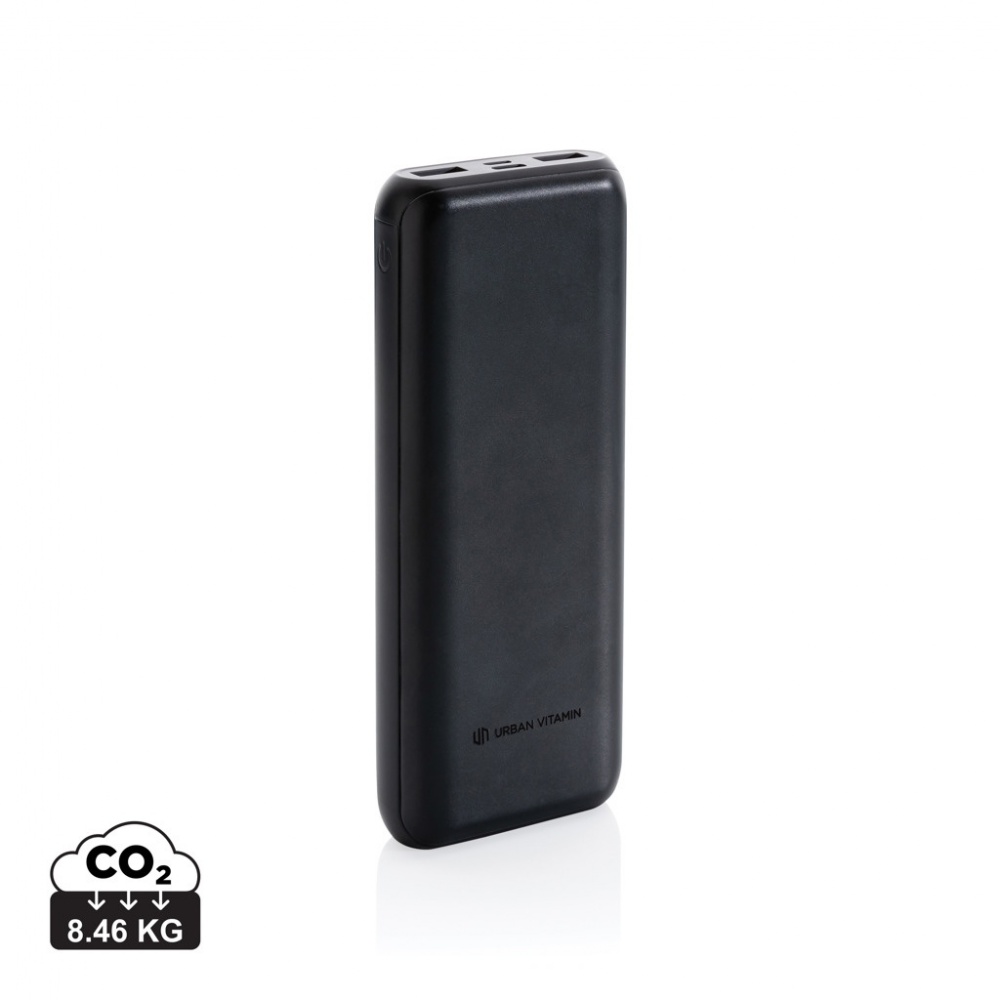 Logotrade promotional item image of: Urban Vitamin Pasadena 20.000 mAh 18W PD powerbank