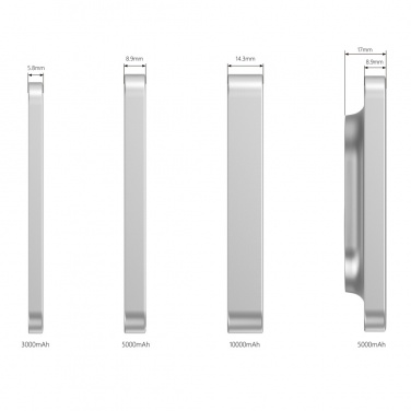 Logo trade advertising products picture of: Urban Vitamin Malibu RCS plastic/alu 5000 mah powerbank