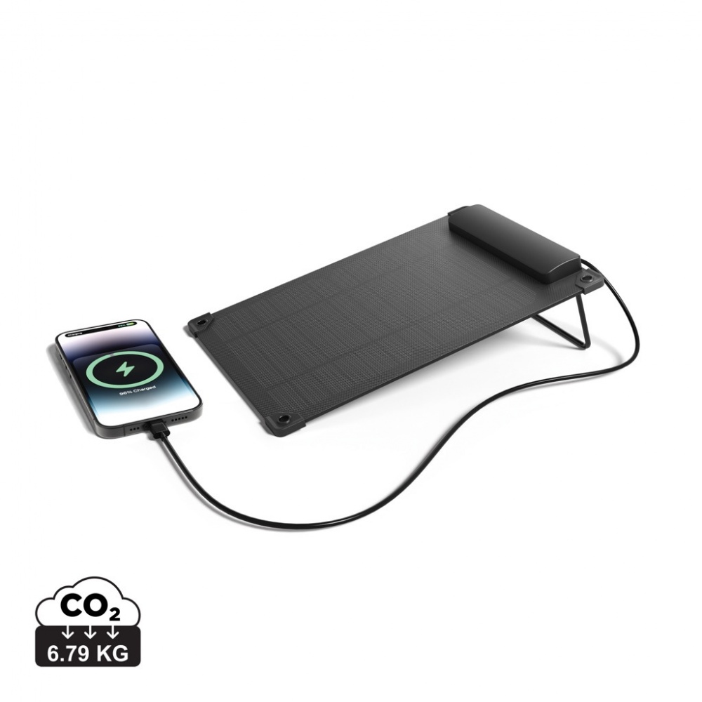 Logo trade promotional items picture of: Solarpulse rplastic portable solar panel 5W