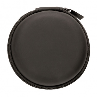 Logo trade promotional merchandise picture of: Wireless earbuds in pouch