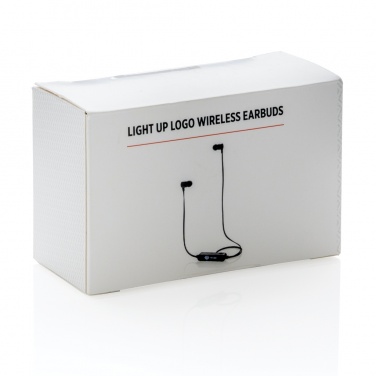 Logotrade advertising product picture of: Light up logo wireless earbuds