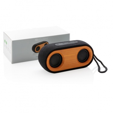 Logotrade corporate gift picture of: Bamboo X double speaker