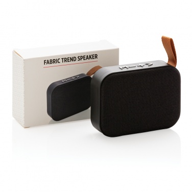 Logo trade promotional gift photo of: Fabric trend speaker