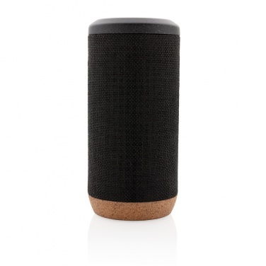 Logo trade promotional items image of: Baia 10W wireless speaker, cork