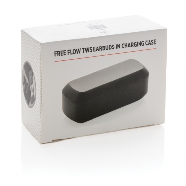 Logotrade advertising product image of: Free Flow TWS earbuds in charging case