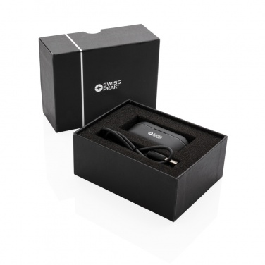 Logo trade promotional merchandise image of: Swiss peak TWS earbuds