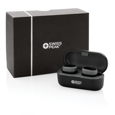 Logotrade promotional giveaways photo of: Swiss peak TWS earbuds