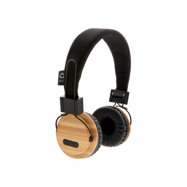 Logotrade promotional gifts photo of: Bamboo wireless headphone