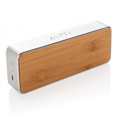 Logotrade promotional gift image of: Nevada Bamboo 3W wireless speaker