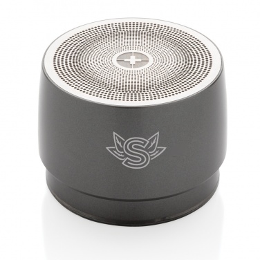 Logo trade promotional item photo of: Swiss peak 5W wireless bass speaker