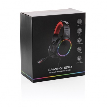 Logo trade corporate gifts picture of: RGB gaming headset