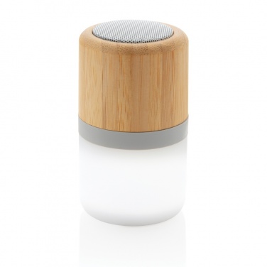 Logotrade promotional product picture of: Bamboo colour changing 3W speaker light