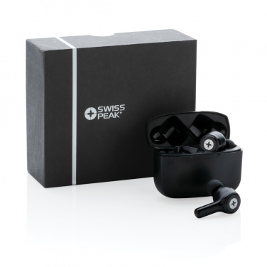 Logo trade corporate gifts picture of: Swiss Peak ANC TWS earbuds