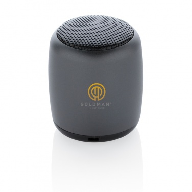 Logo trade promotional gifts picture of: Mini aluminium wireless speaker