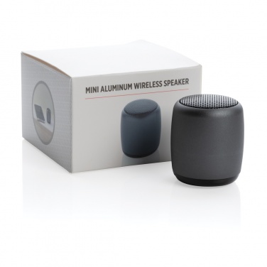 Logotrade promotional products photo of: Mini aluminium wireless speaker