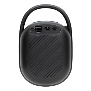 Logo trade promotional products picture of: RCS recycled plastic Lightboom 5W Clip speaker