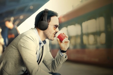 Logo trade promotional gifts picture of: Motorola MOTO XT500 wireless over ear headphone