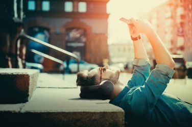 Logo trade promotional merchandise picture of: Motorola MOTO XT500 wireless over ear headphone