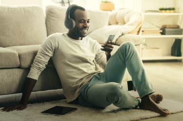 Logo trade advertising products image of: Motorola MOTO XT500 wireless over ear headphone