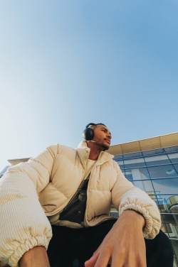 Logotrade promotional merchandise image of: Urban Vitamin Cupertino RCS rplastic ANC headphone