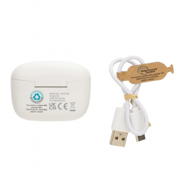 Logo trade advertising product photo of: RCS recycled plastic Liberty Pro wireless earbuds