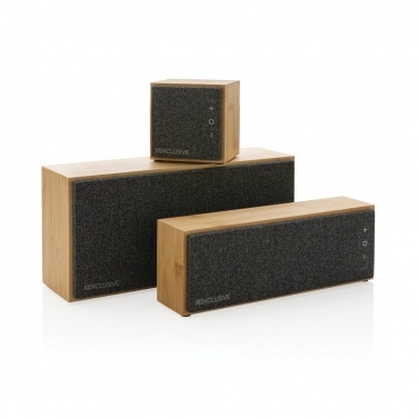 Logo trade promotional giveaways picture of: Wynn 10W bamboo wireless speaker