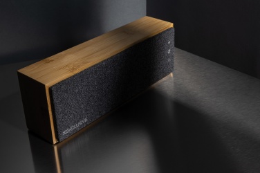 Logotrade promotional gift image of: Wynn 10W bamboo wireless speaker