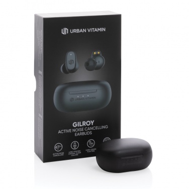 Logotrade promotional product image of: Urban Vitamin Gilroy hybrid ANC and ENC earbuds