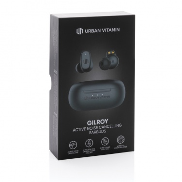 Logo trade corporate gift photo of: Urban Vitamin Gilroy hybrid ANC and ENC earbuds