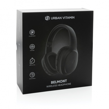 Logo trade promotional gift photo of: Urban Vitamin Belmont wireless headphone