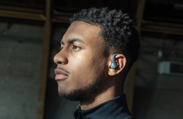 Logo trade corporate gift photo of: Urban Vitamin Pacifica RCS rplastic earbuds