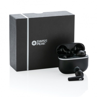 Logotrade promotional merchandise image of: RCS recycled plastic Swiss Peak TWS earbuds 2.0