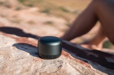 Logo trade promotional merchandise picture of: Terra RCS recycled aluminium 5W wireless speaker