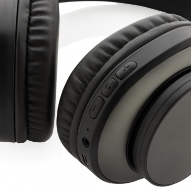 Logo trade advertising products picture of: Terra RCS recycled aluminium wireless headphone