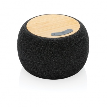 Logotrade promotional product image of: RCS Rplastic/PET and bamboo 5W speaker