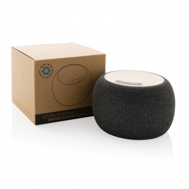 Logotrade promotional merchandise photo of: RCS Rplastic/PET and bamboo 5W speaker