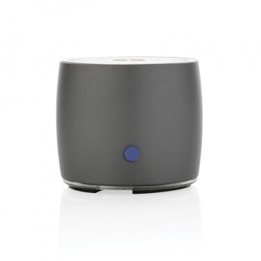 Logo trade promotional gifts picture of: Swiss Peak RCS recycled aluminum 3W bass speaker