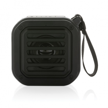 Logo trade promotional giveaway photo of: 3W RCS recycled plastic wireless sunwave solar speaker